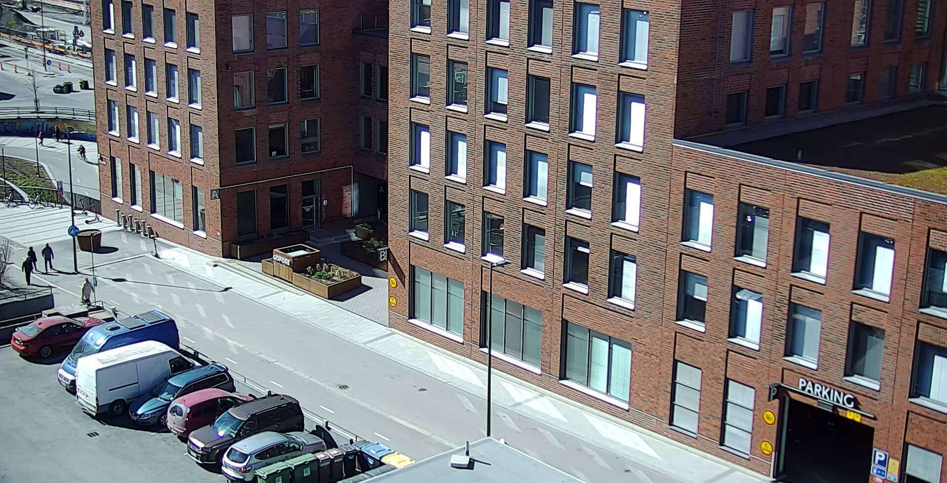 Vuokravarasto Peltokatu 31 sisäänkäynti