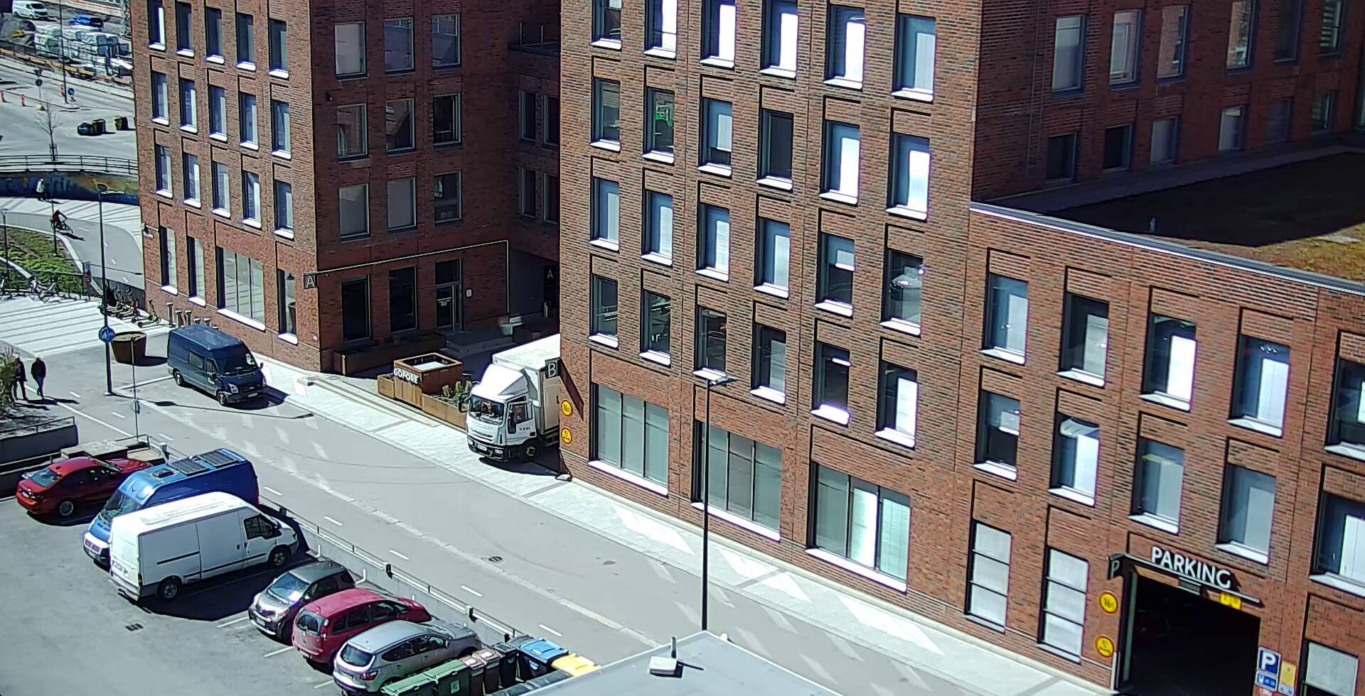Vuokravarasto Peltokatu 31 sisäänkäynti