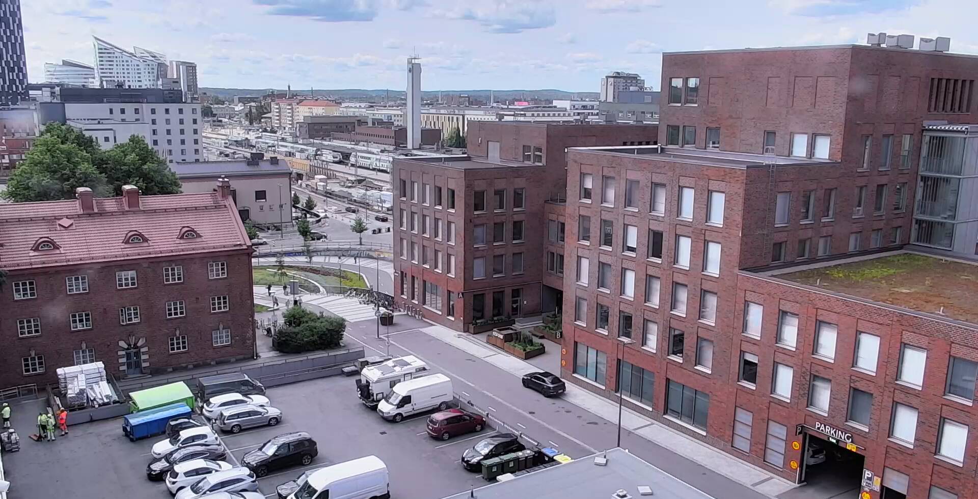 Vuokravarasto Peltokatu 31 sisäänkäynti