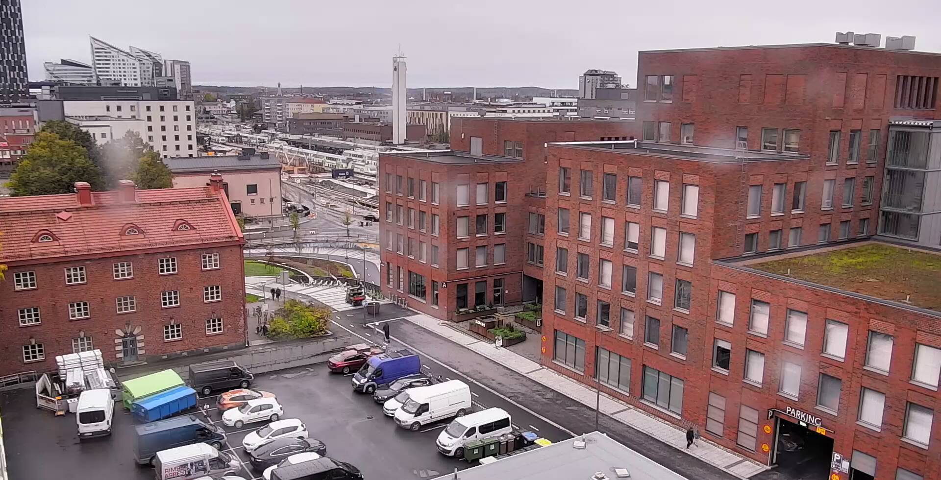 Vuokravarasto Peltokatu 31 sisäänkäynti